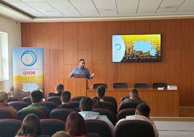 Studijski posjet studenata agronomije iz Hrvatske, Rumunjske i Francuske u LAG-u Izvor